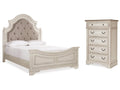 Realyn Queen Upholstered Panel Bedroom Set with Chest