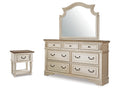 Realyn Two-tone Dresser, Mirror and Nightstand