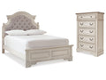 Realyn Two-tone Full Panel Bedroom Set with Chest