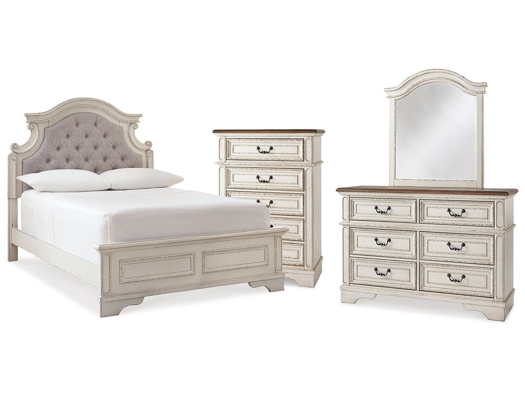 Realyn Full Panel Bedroom Set, Two-Tone