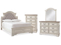 Realyn Full Panel Bedroom Set, Two-Tone