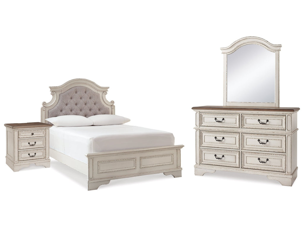 Realyn Full Panel Bedroom Set, Two-Tone