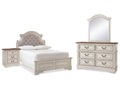 Realyn Full Panel Bedroom Set, Two-Tone