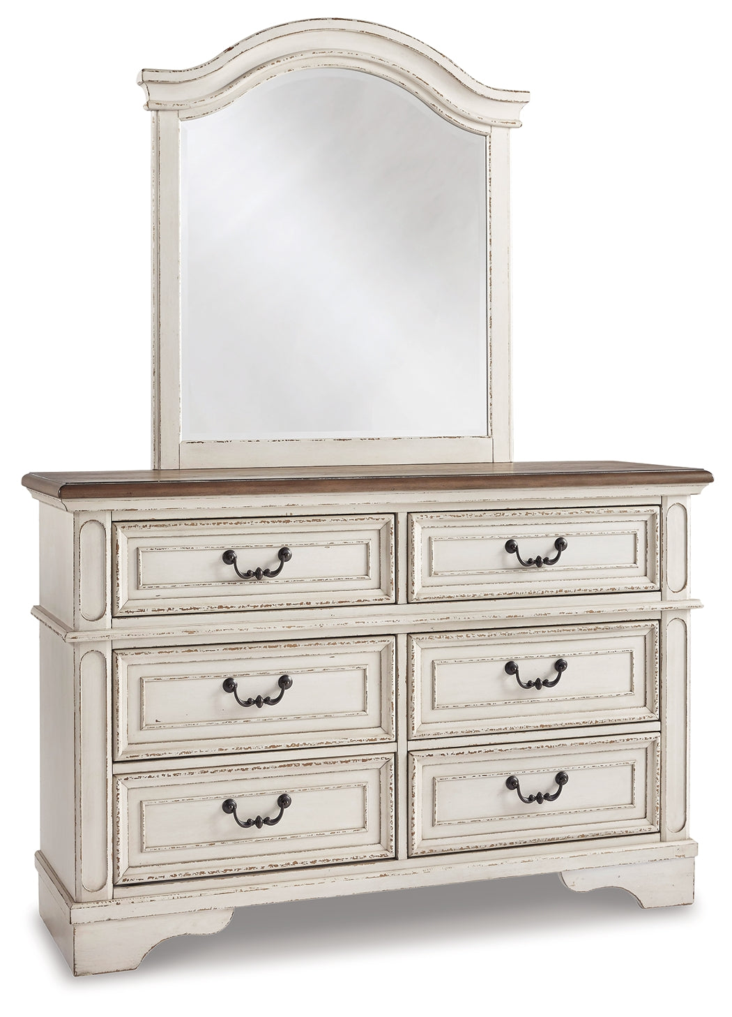 Realyn Full Panel Bedroom Set, Two-Tone