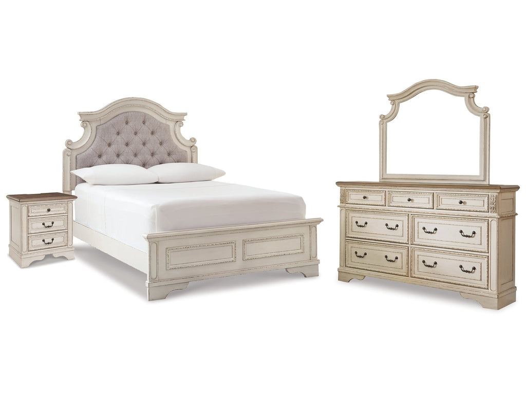 Realyn Full Panel Bedroom Set, Two-Tone