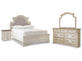 Realyn Full Panel Bedroom Set, Two-Tone