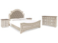 Realyn Two-tone King Bedroom Set with Dresser and 2 Nightstands