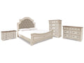 Realyn King Panel Bedroom Set, Two-Tone
