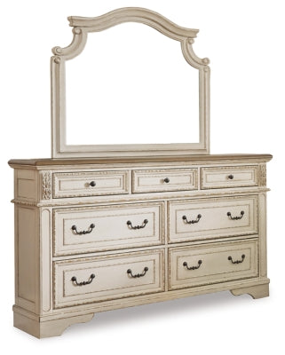 Realyn King Panel Bedroom Set, Two-Tone