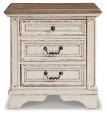 Realyn King Panel Bedroom Set, Two-Tone