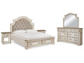 Realyn King Panel Bedroom Set, Two-Tone