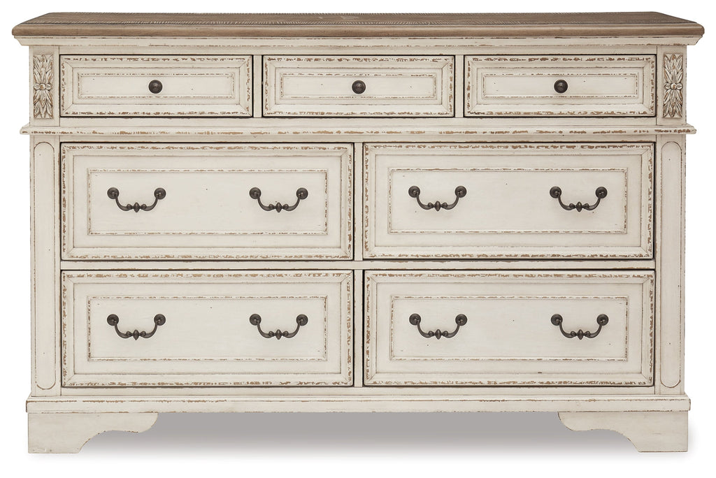 Realyn King Storage Bedroom Set, Two-Tone