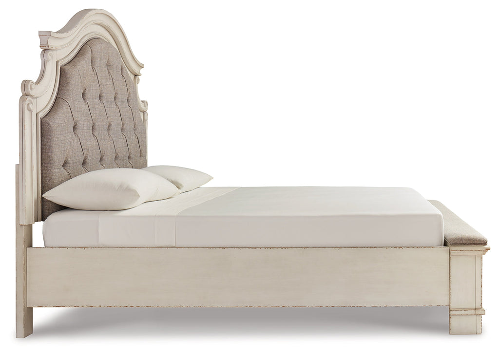 Realyn King Storage Bedroom Set, Two-Tone