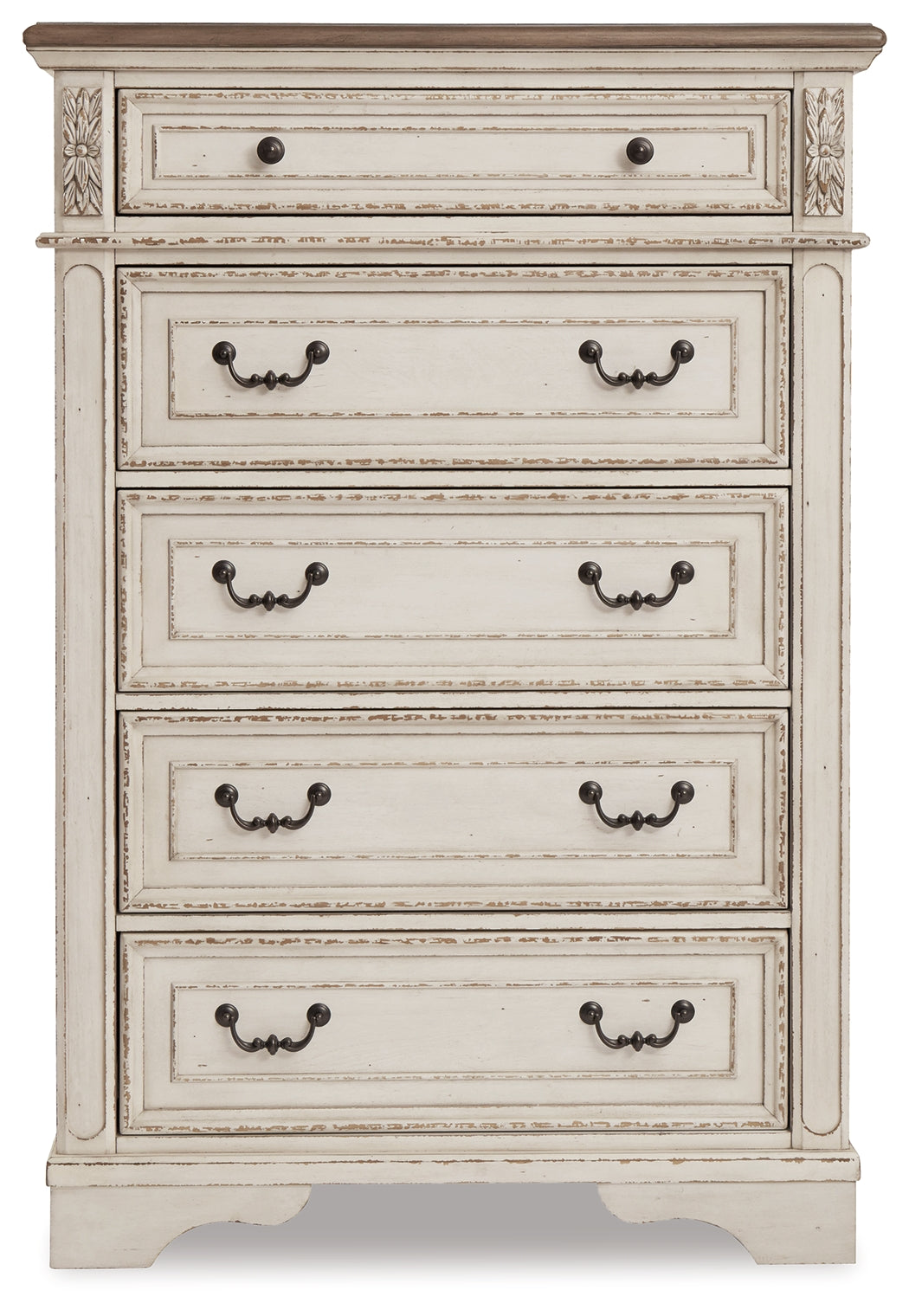 Realyn Queen Upholstered Bedroom Set, Two-Tone