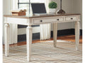 Realyn White/Brown Home Office Lift Top Desk
