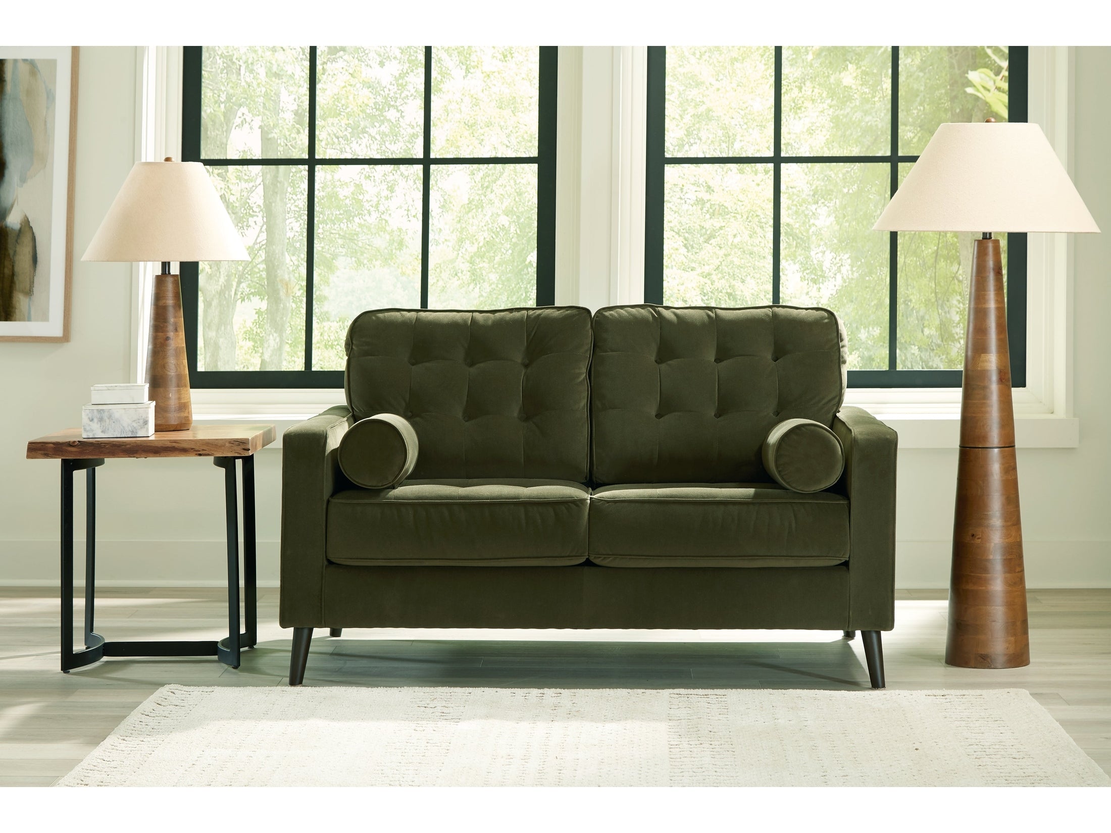 Reveon Lakes Olive Loveseat
