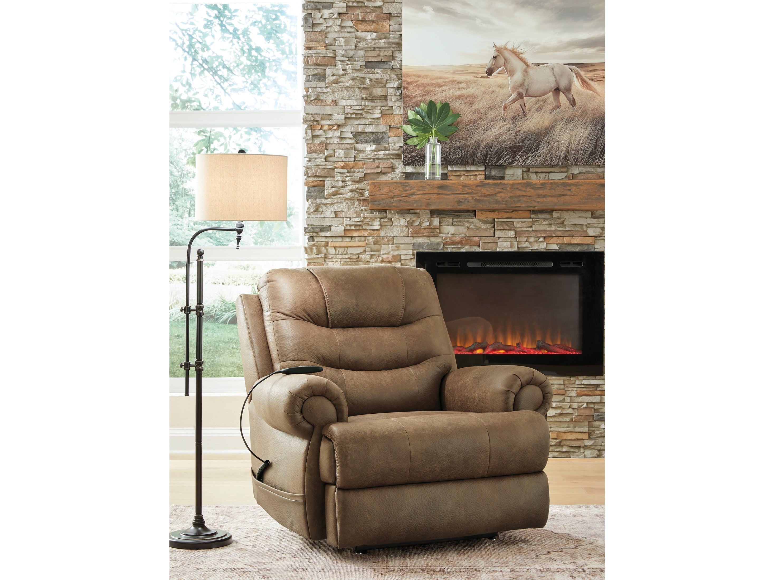 Revived and Restored Earth Power Lift Recliner