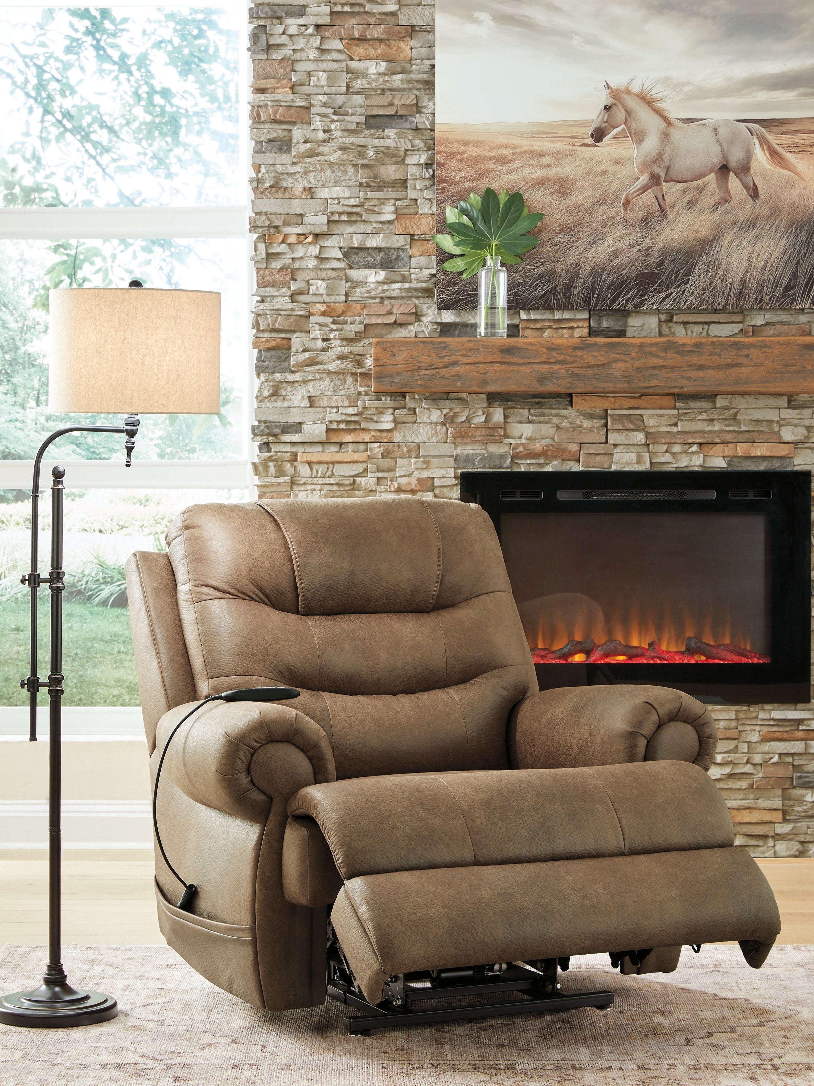 Revived and Restored Earth Power Lift Recliner
