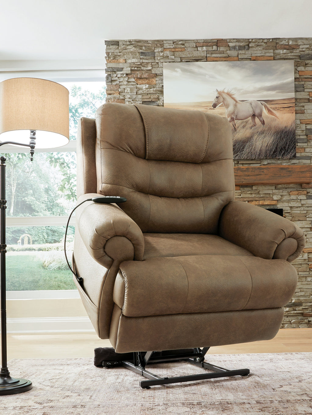 Revived and Restored Earth Power Lift Recliner