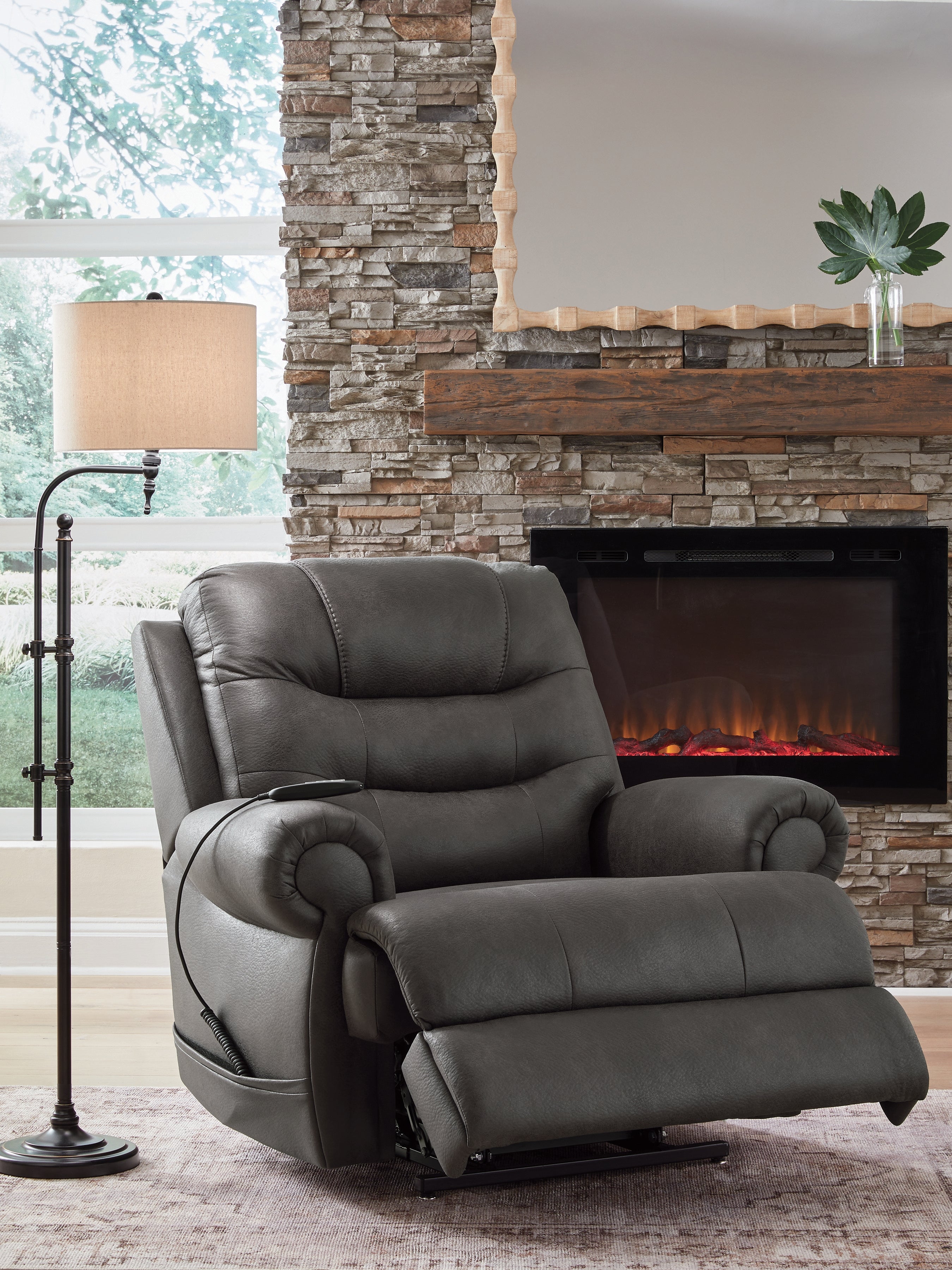Revived and Restored Granite Power Lift Recliner