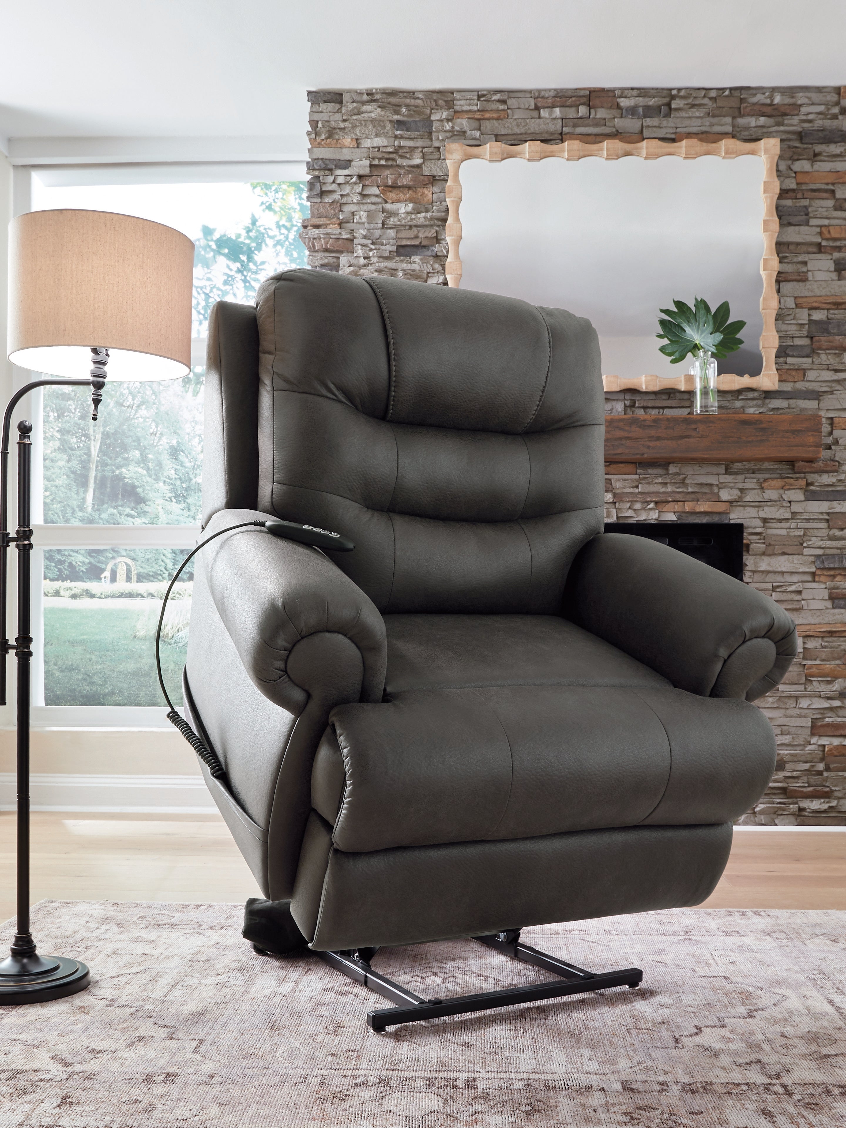 Revived and Restored Granite Power Lift Recliner
