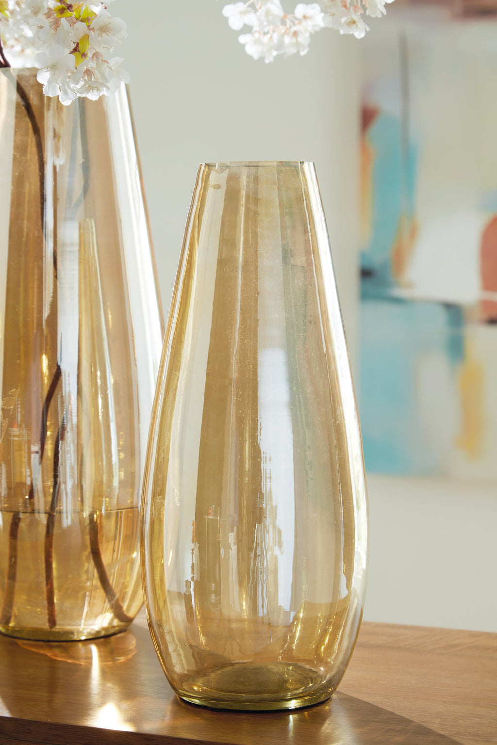 Rhettman Amber Vase (15.5" H)