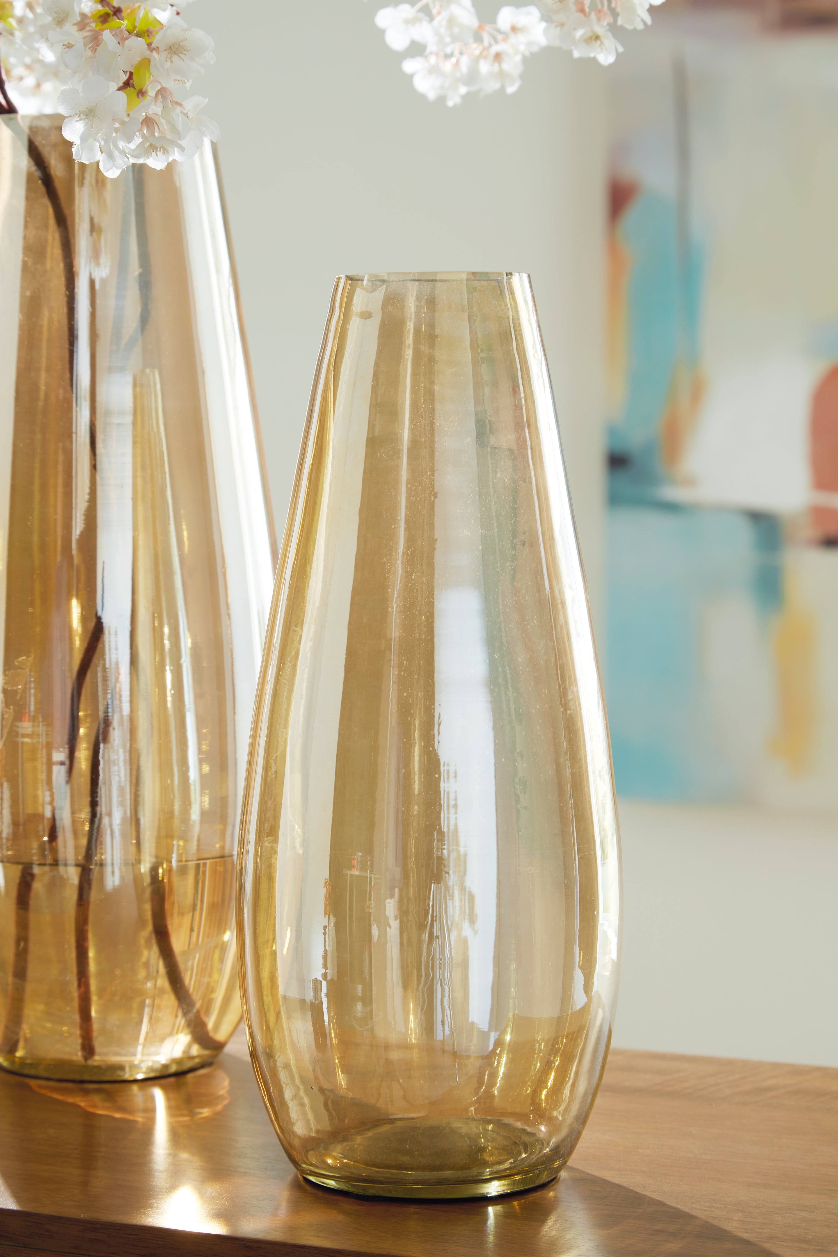 Rhettman Amber Vase (15.5" H)