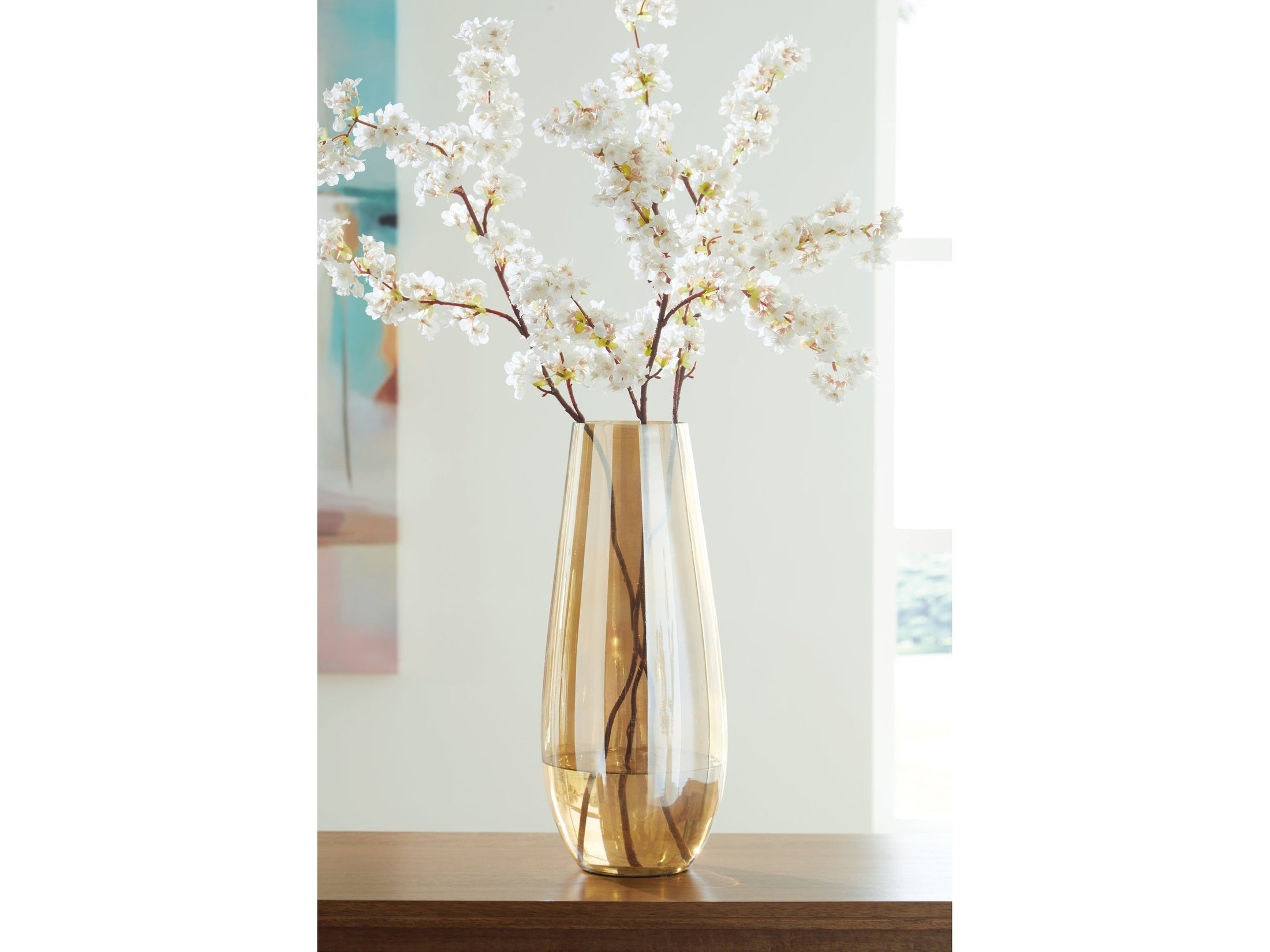 Rhettman Amber Vase (18.13" H)