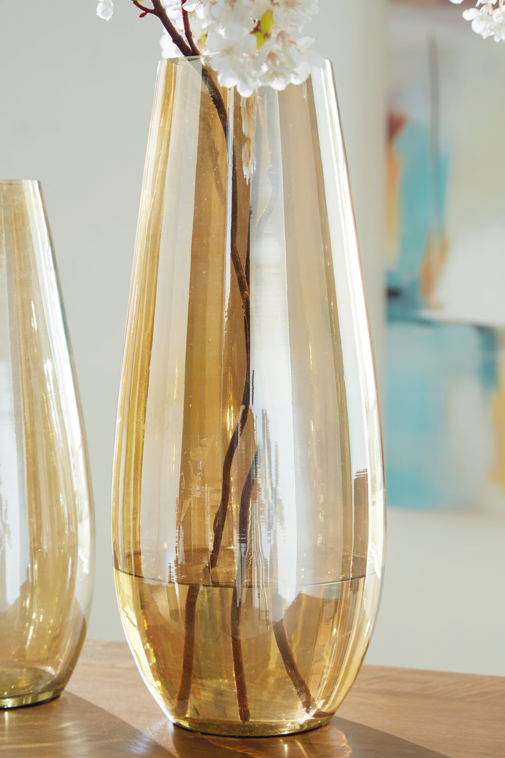 Rhettman Amber Vase (18.13" H)