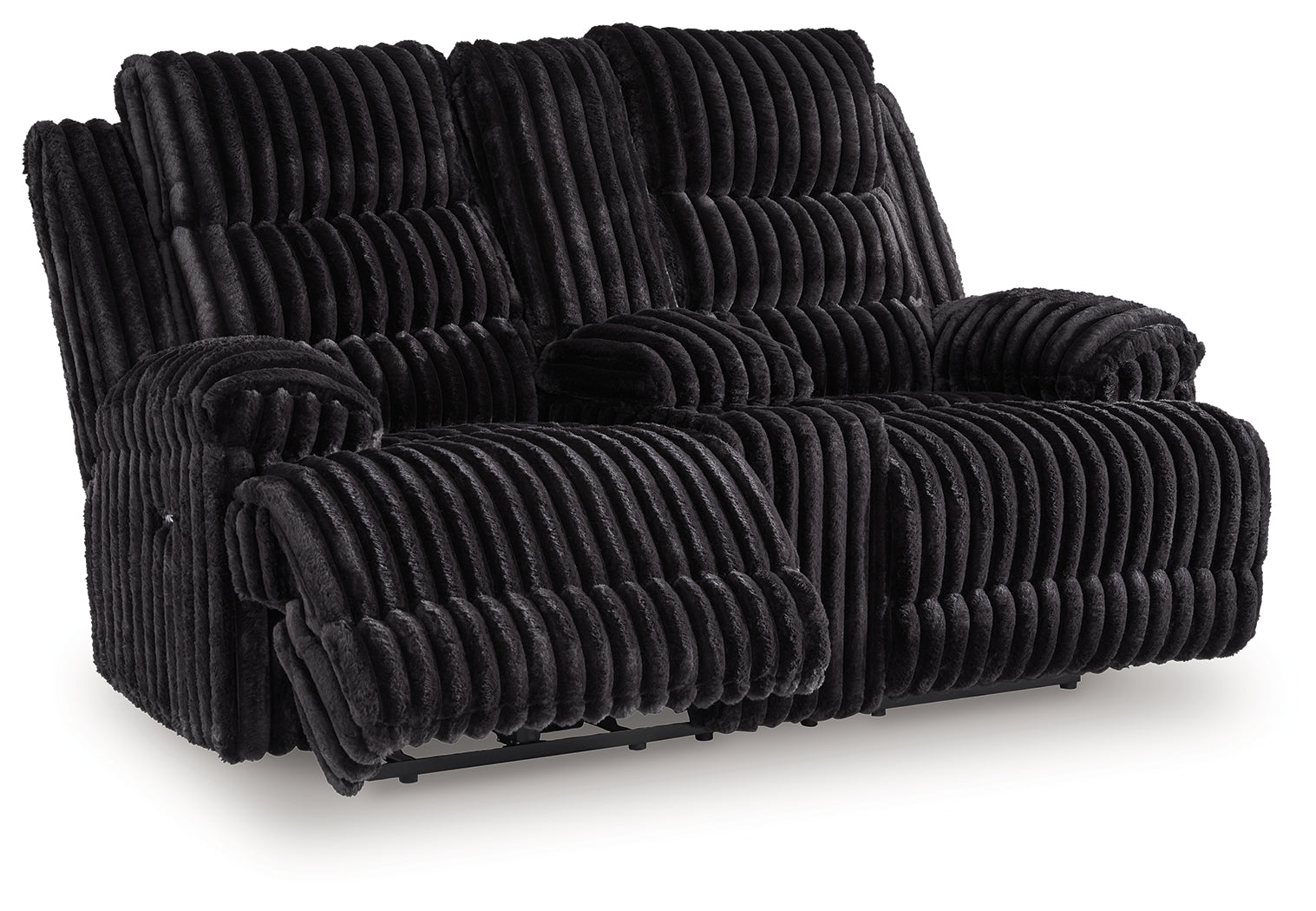 Rhine Falls Onyx DBL REC PWR Loveseat w/Console
