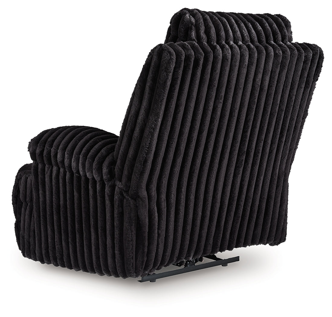Rhine Falls Onyx Power Reclining Sofa and Power Recliner