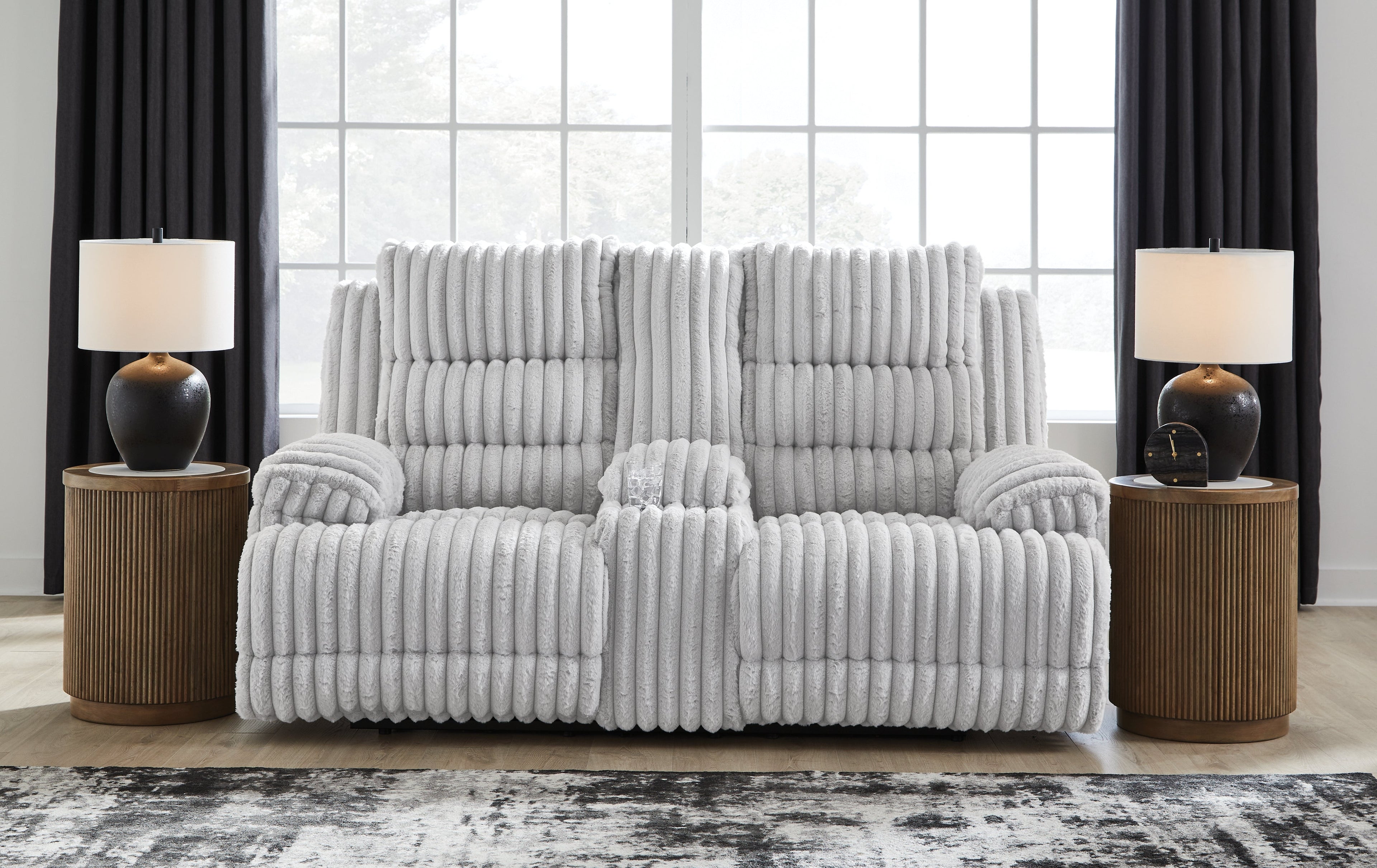 Rhines Falls Alloy Power Reclining Sofa and Loveseat