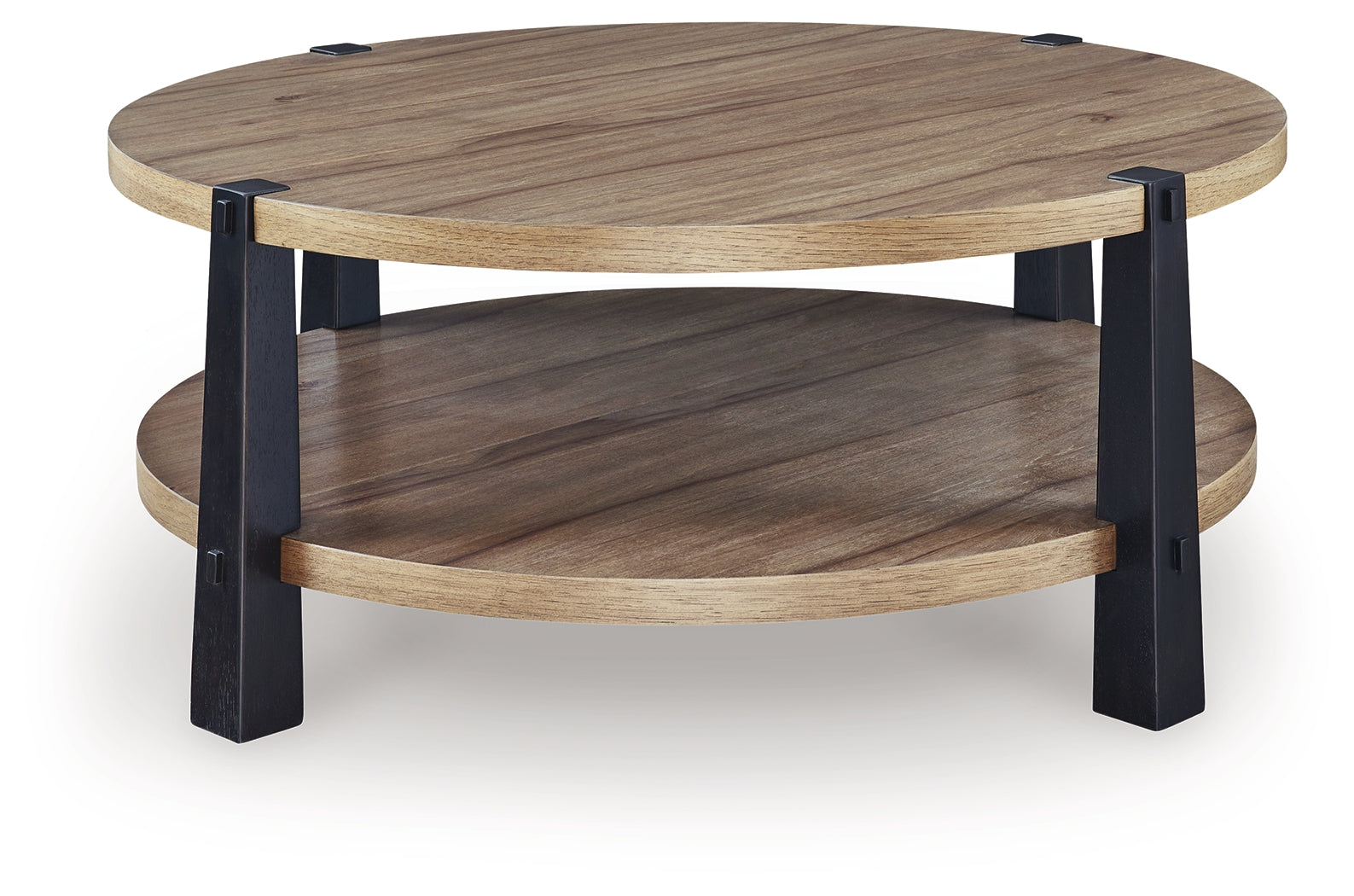 Ridgester Light Brown/Black Coffee Table