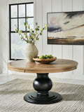 Ridgester Light Brown/Black Dining Table