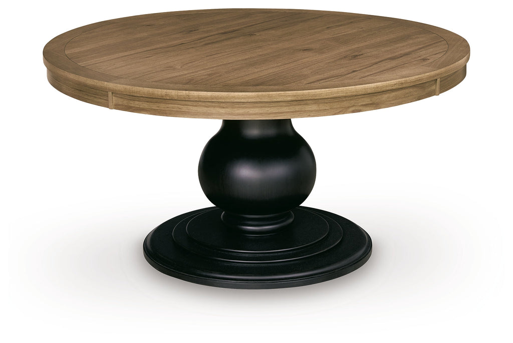 Ridgester Light Brown/Black Dining Table