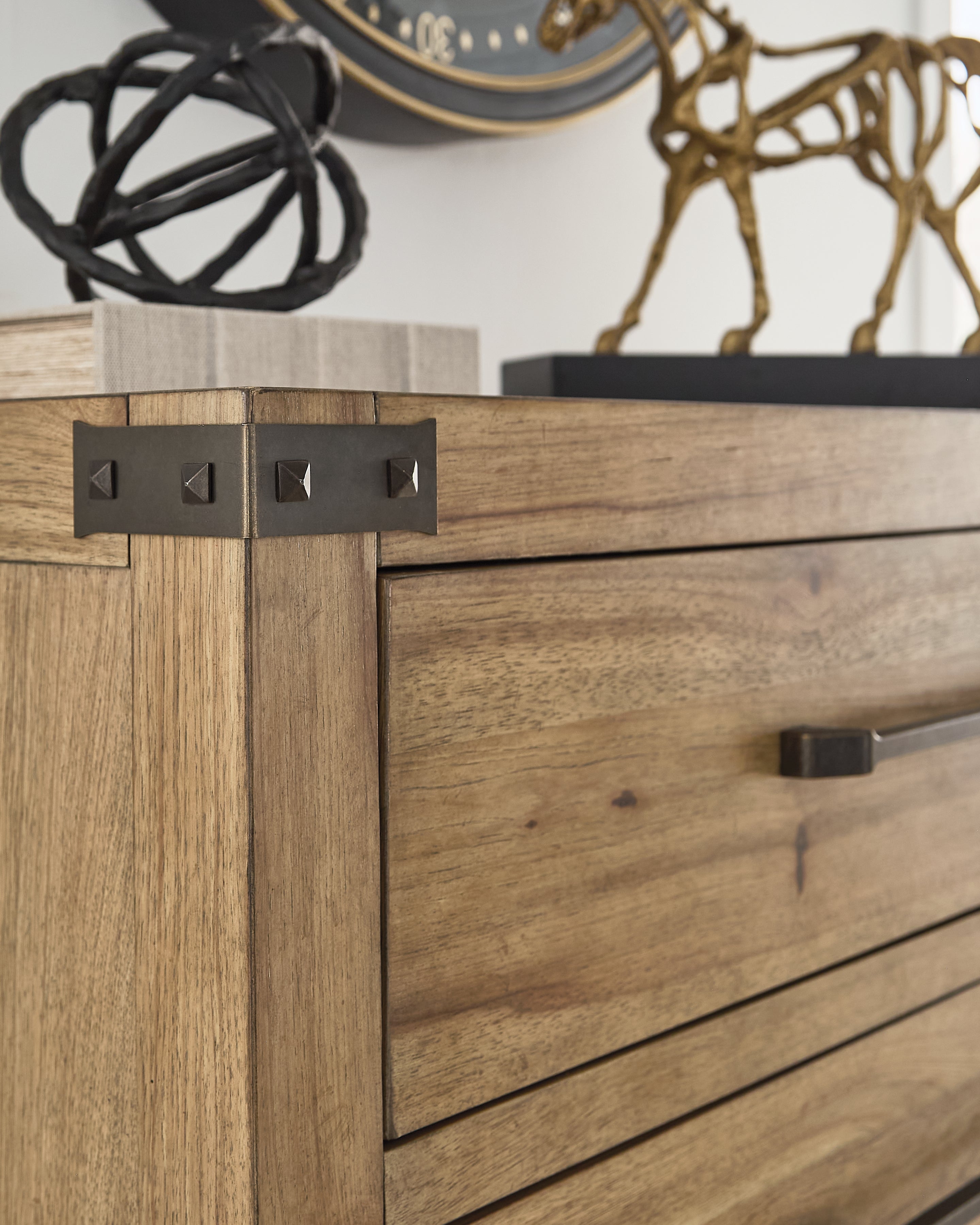 Ridgester Light Brown Chest of Drawers