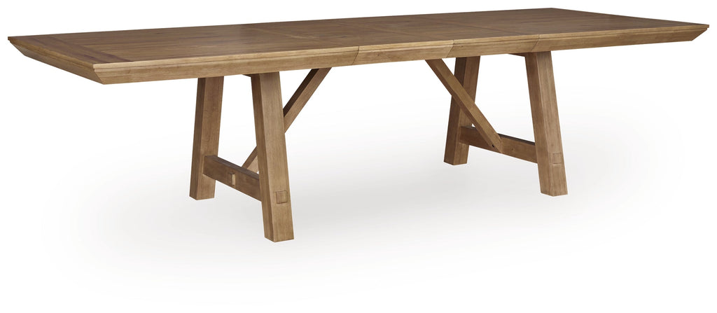 Ridgester Light Brown Dining Extension Table