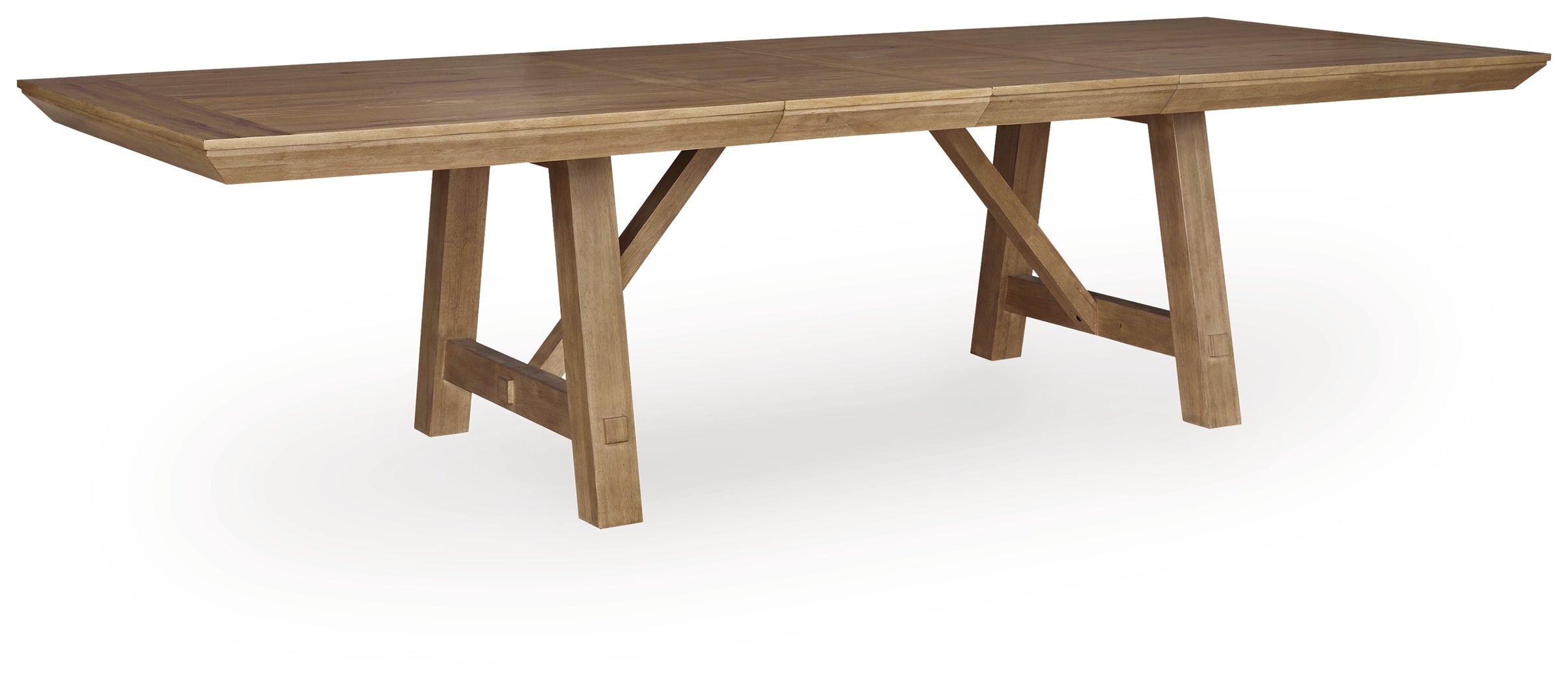 Ridgester Light Brown Dining Extension Table