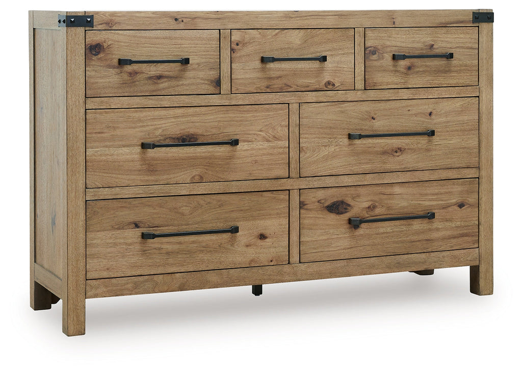 Ridgester Light Brown Dresser