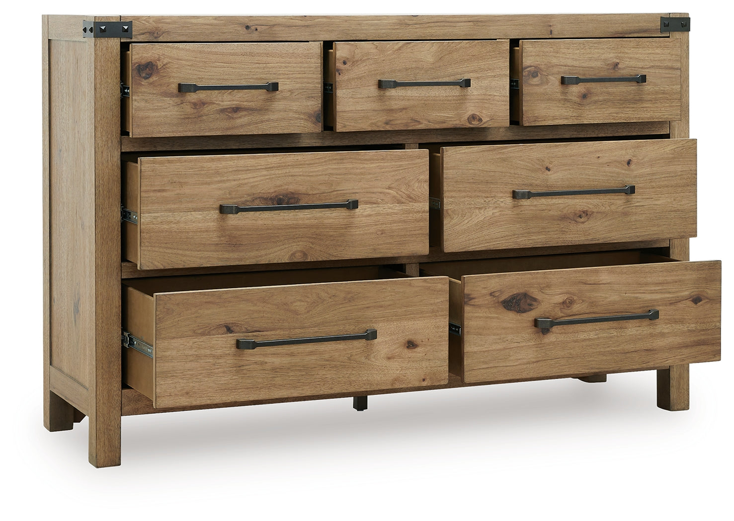 Ridgester Light Brown Dresser