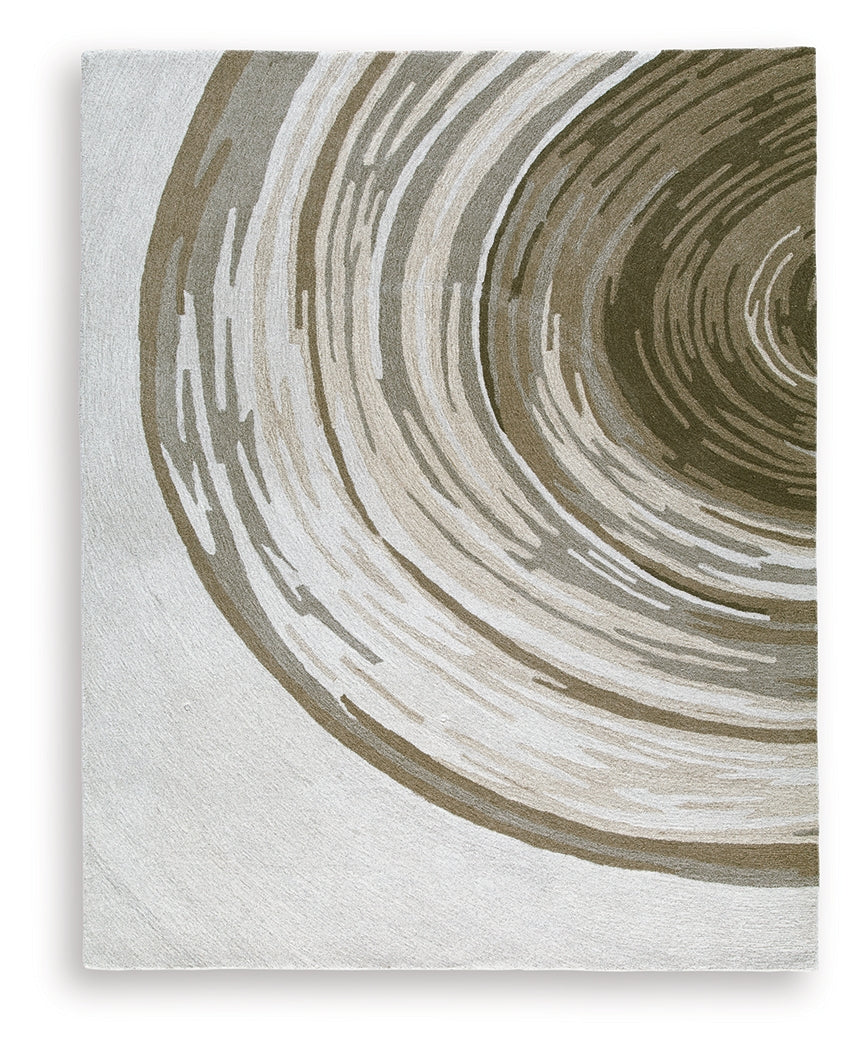 Rizwana Ivory/Brown/Gray Large Rug