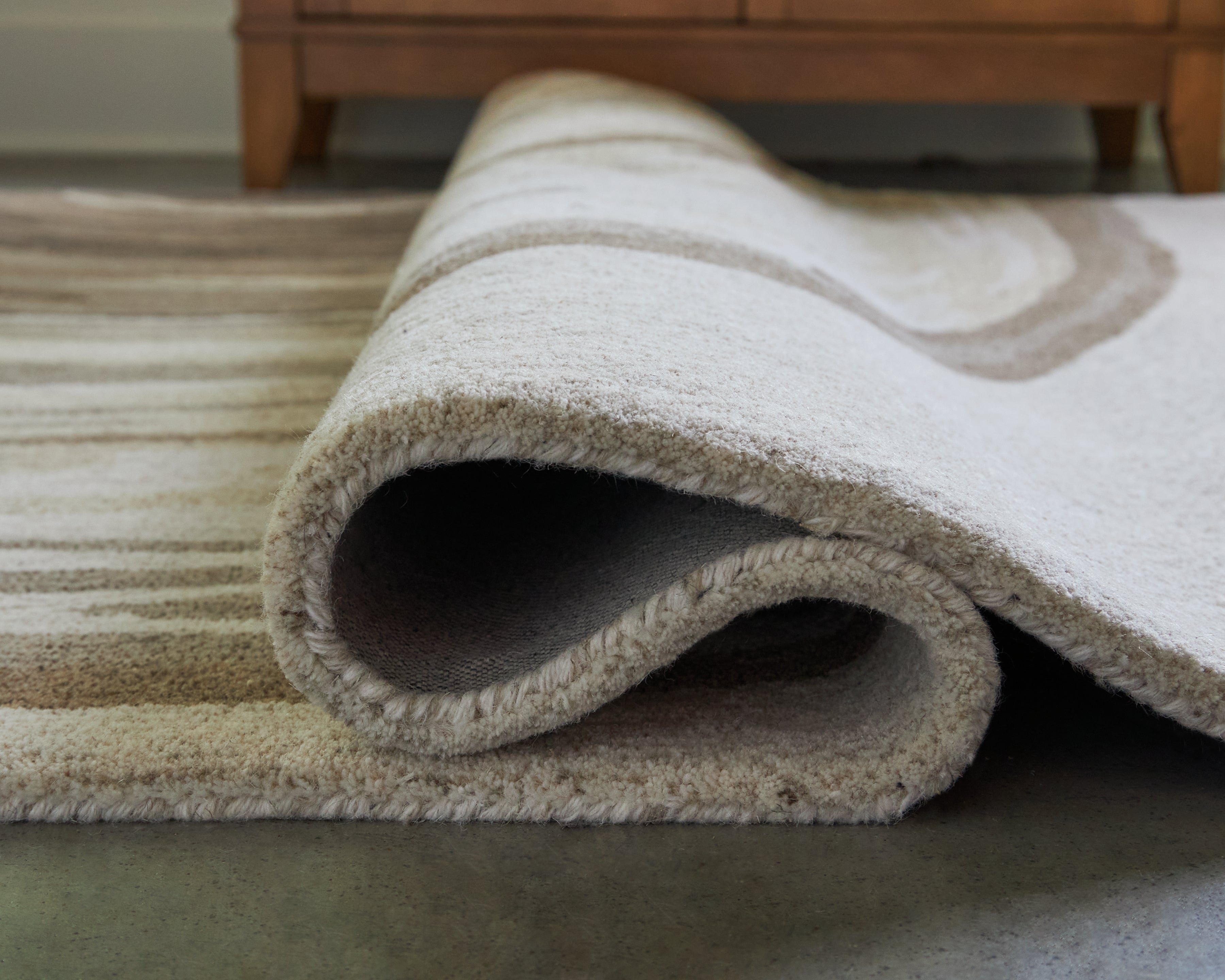 Rizwana Ivory/Brown/Gray Medium Rug