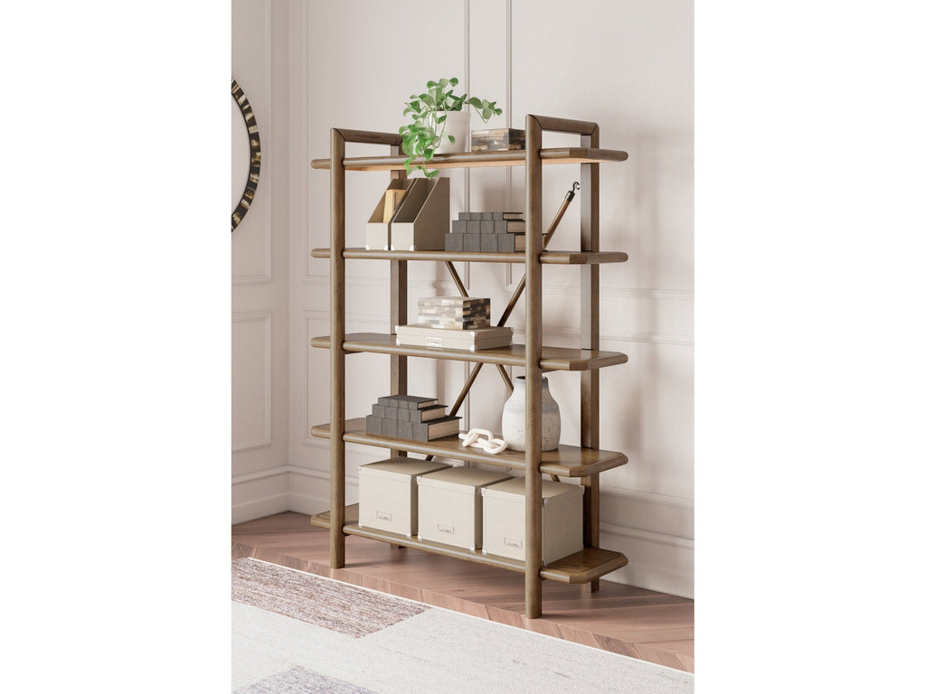 Roanhowe Brown 71" Bookcase