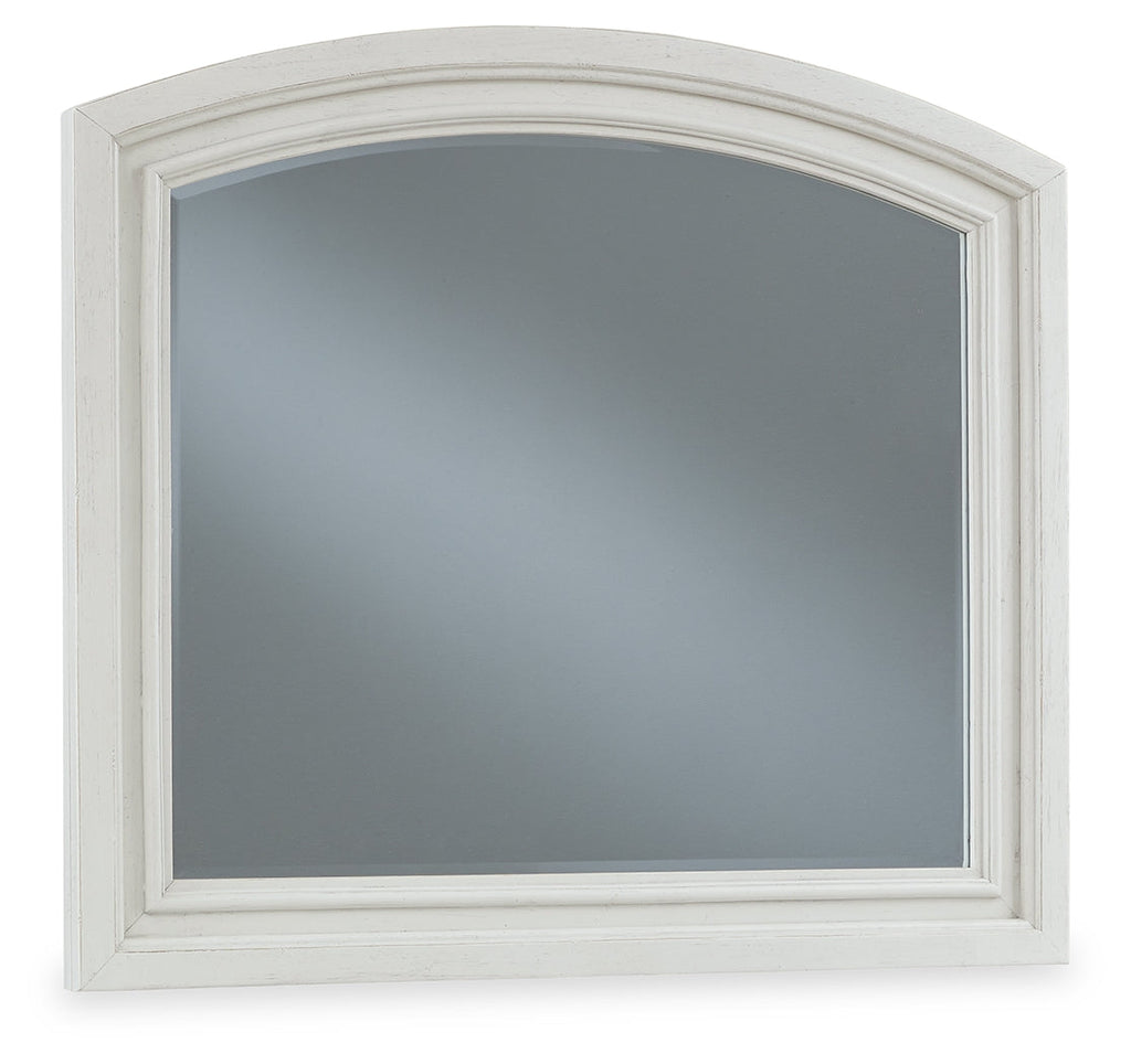 Robbinsdale Antique White 42" Bedroom Mirror