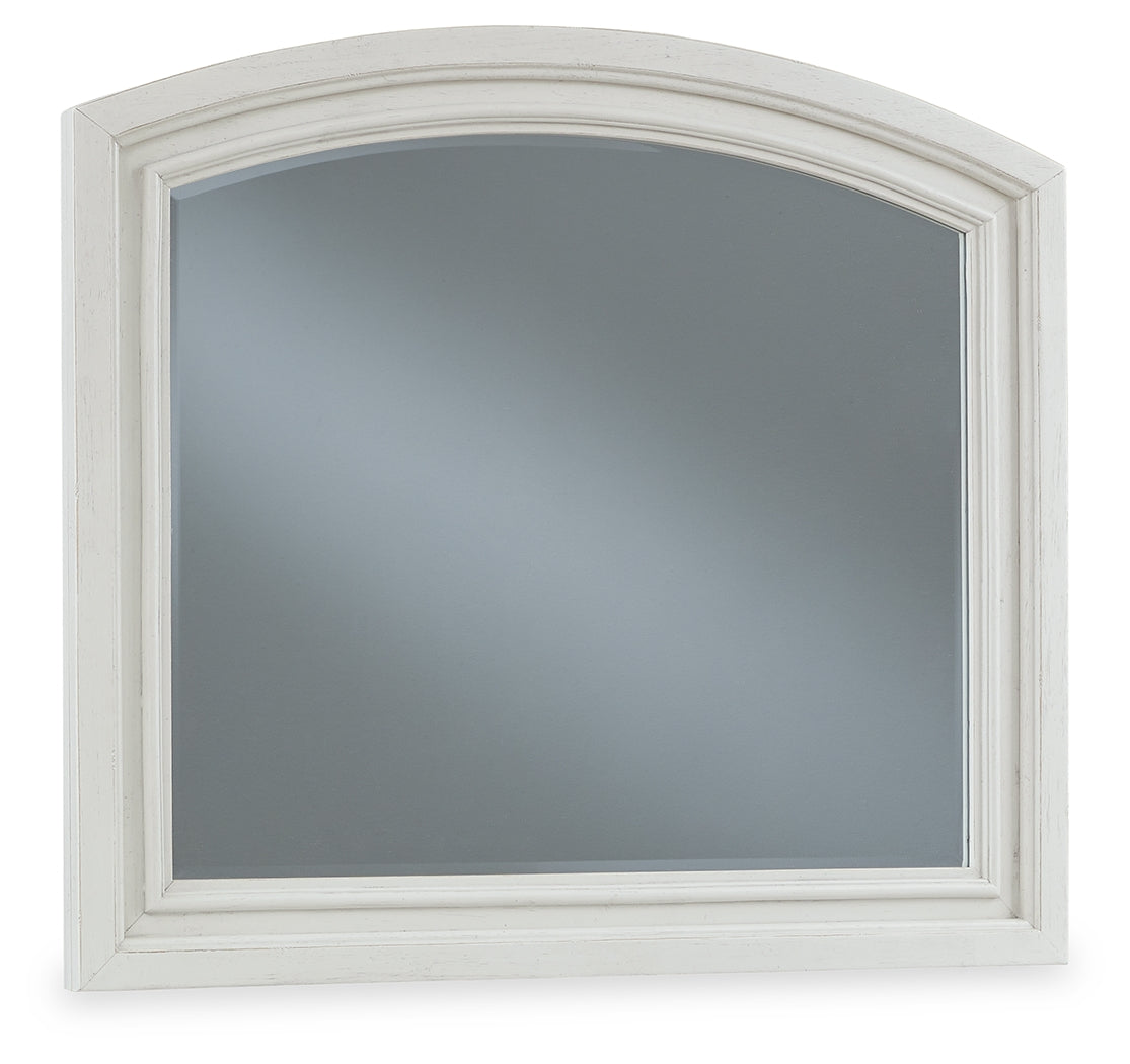 Robbinsdale Antique White 42" Bedroom Mirror