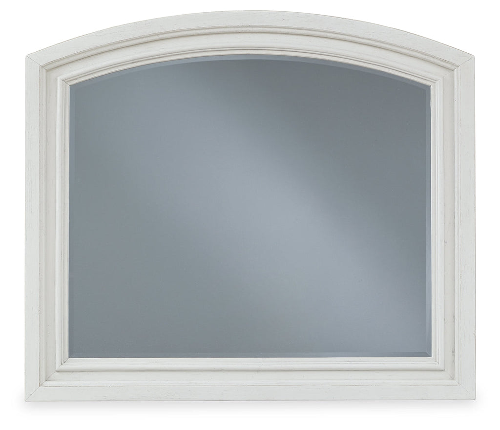Robbinsdale Antique White 42" Bedroom Mirror