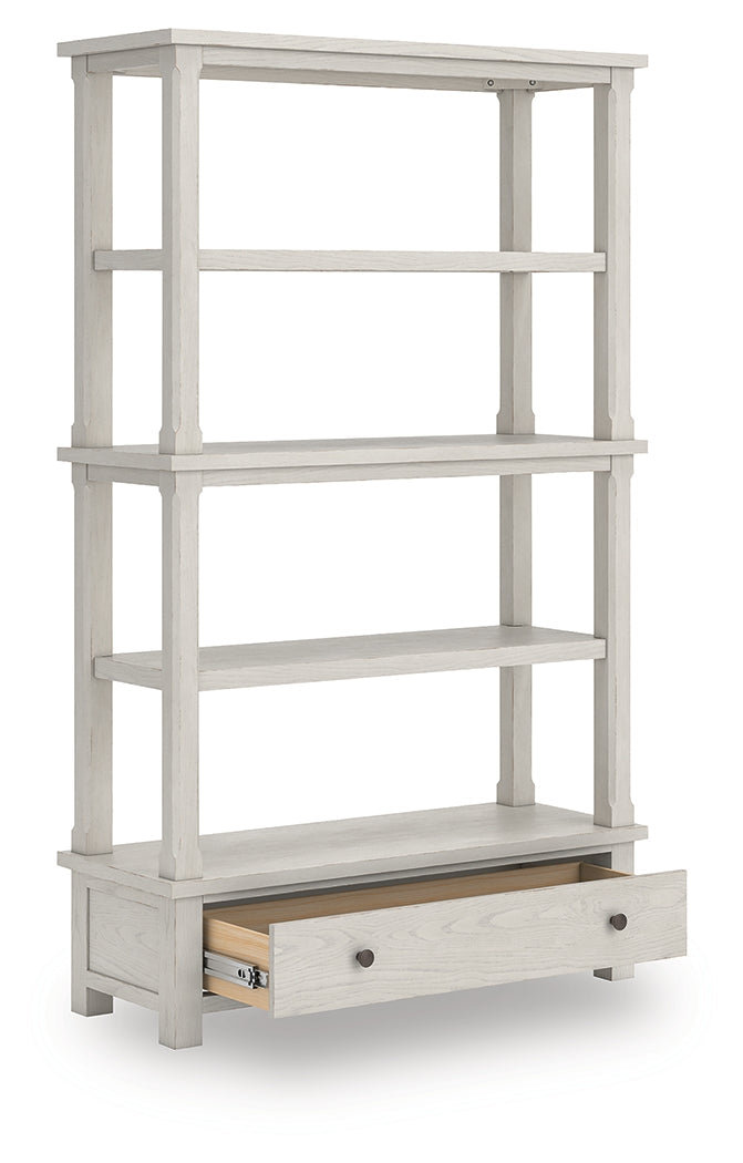 Robbinsdale Antique White Bookcase