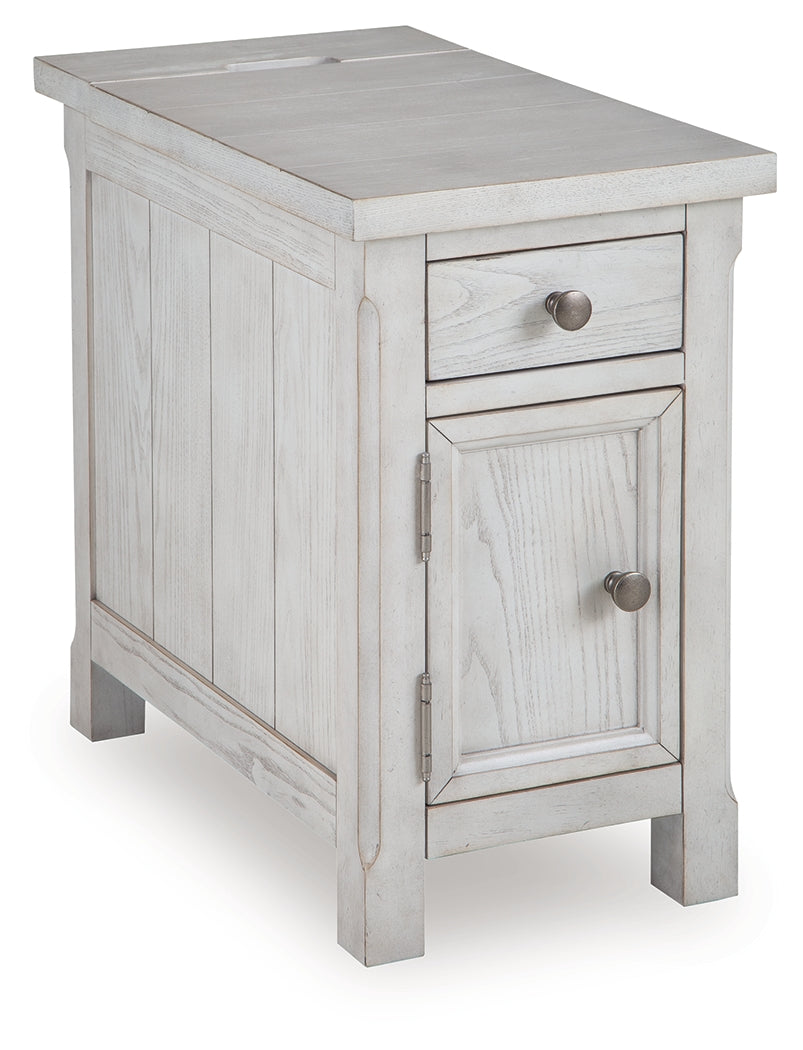 Robbinsdale Antique White Chairside End Table