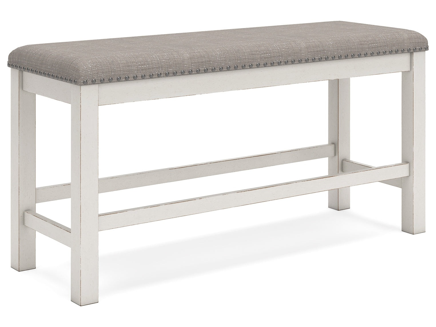 Robbinsdale Antique White Counter Height 49" Dining Bench