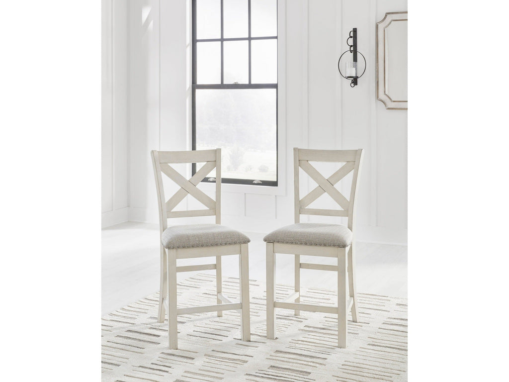 Robbinsdale Antique White Counter Height Dining Chair (Set of 2)